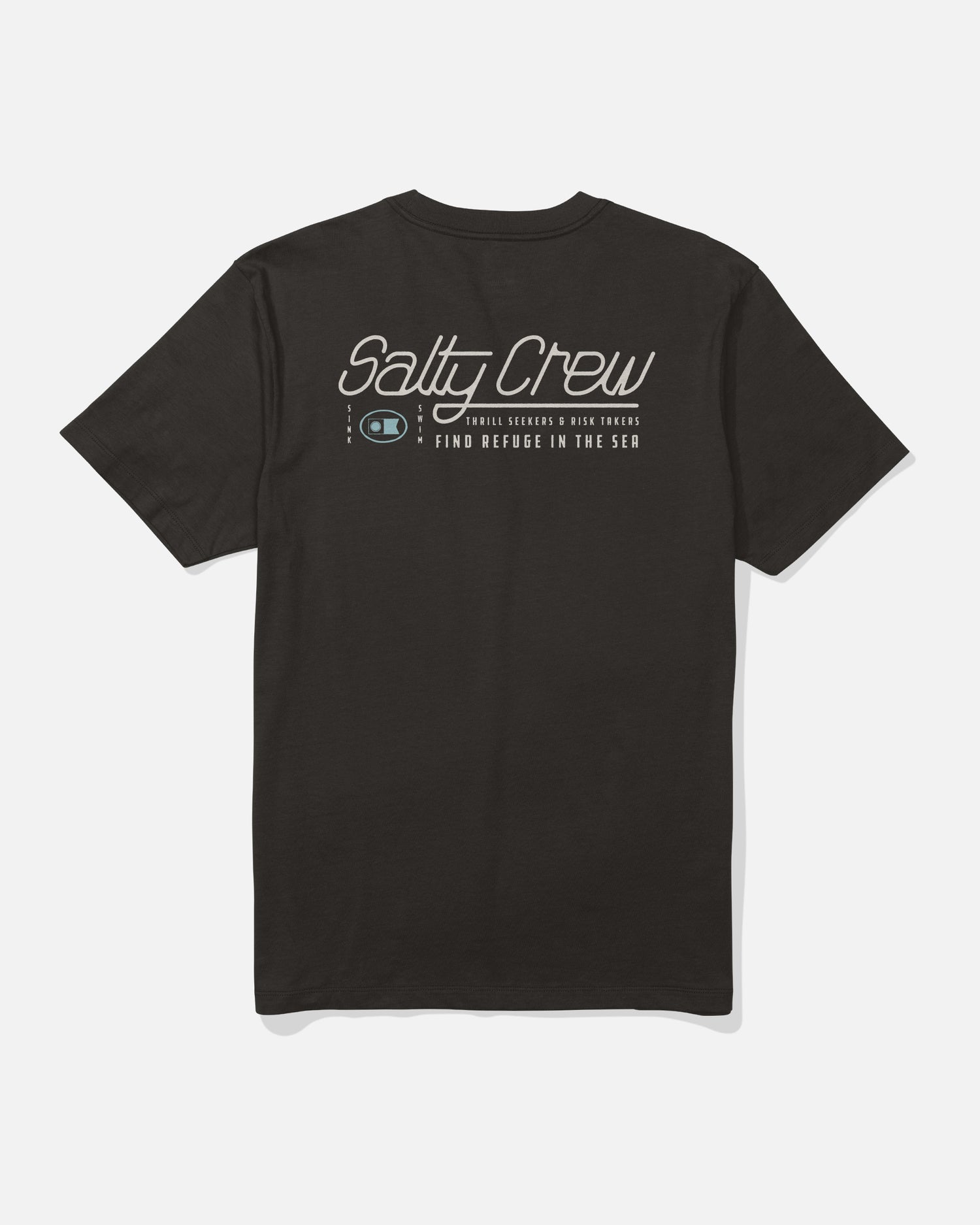 Back view of the Fluid Tee - Black. 
