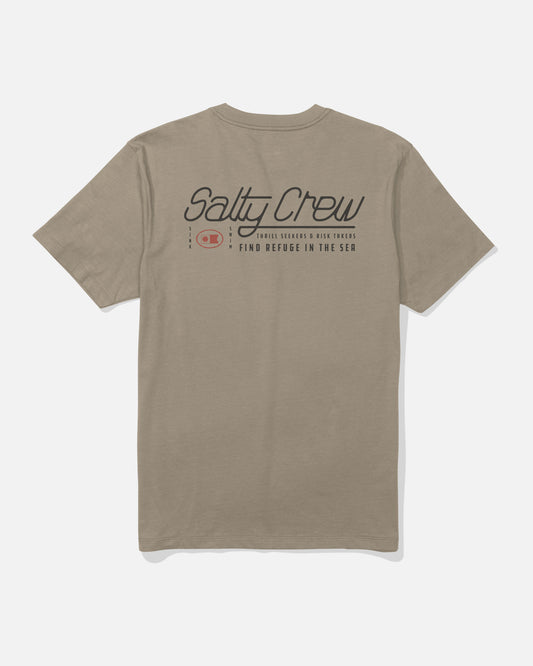 Back view of the Fluid Tee - Twig. 