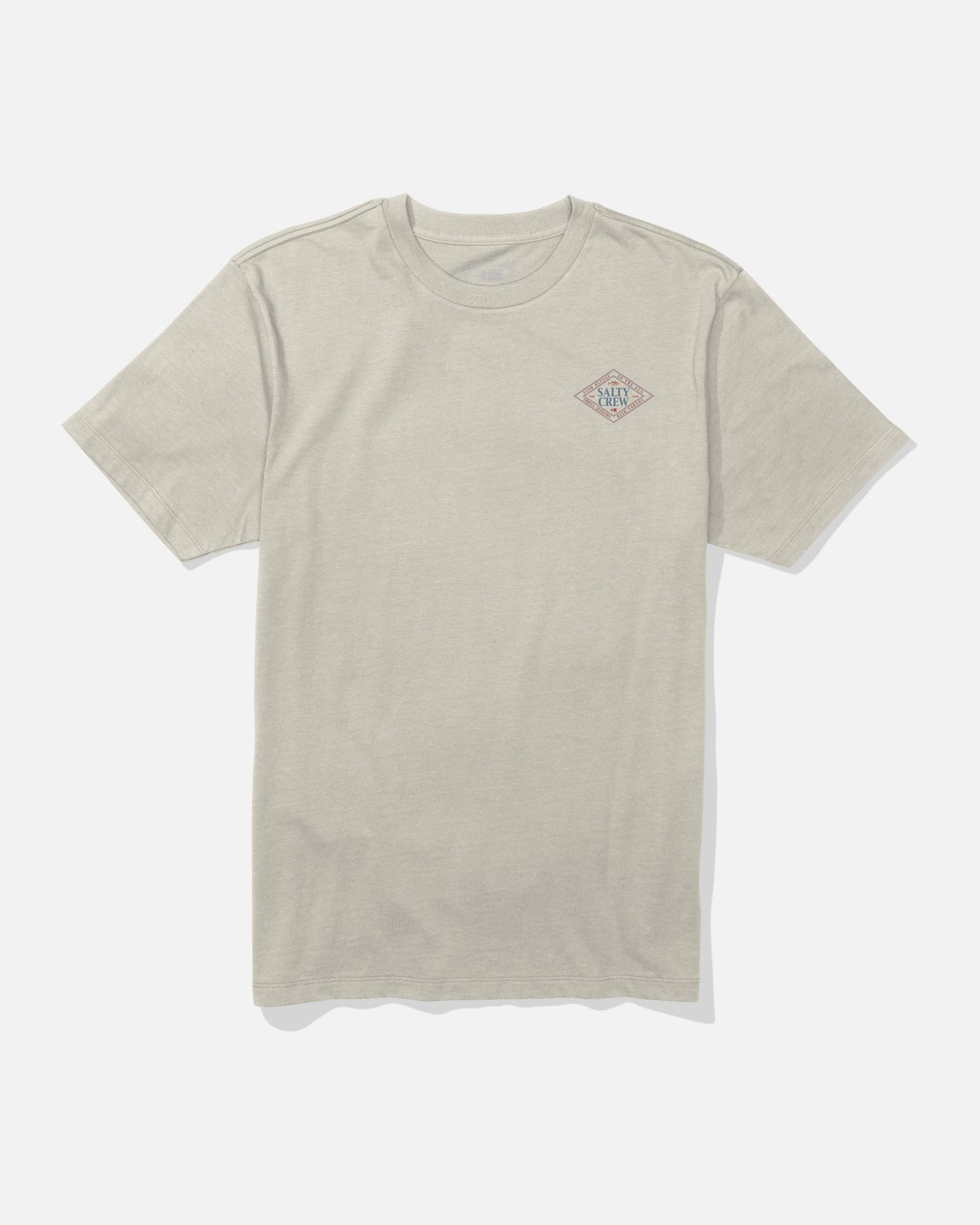 Front view of the Iconic Tee - Bone. 