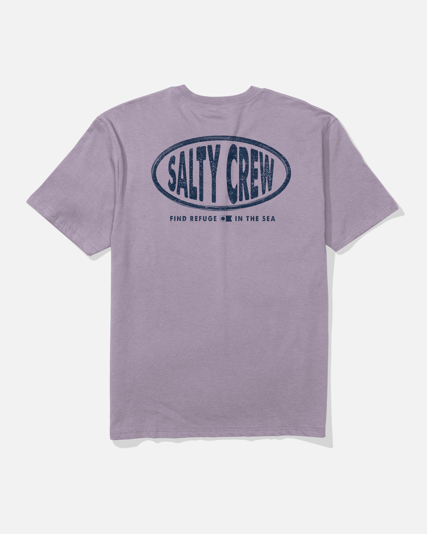 Back view of the Signage Classic Tee - Berry. 
