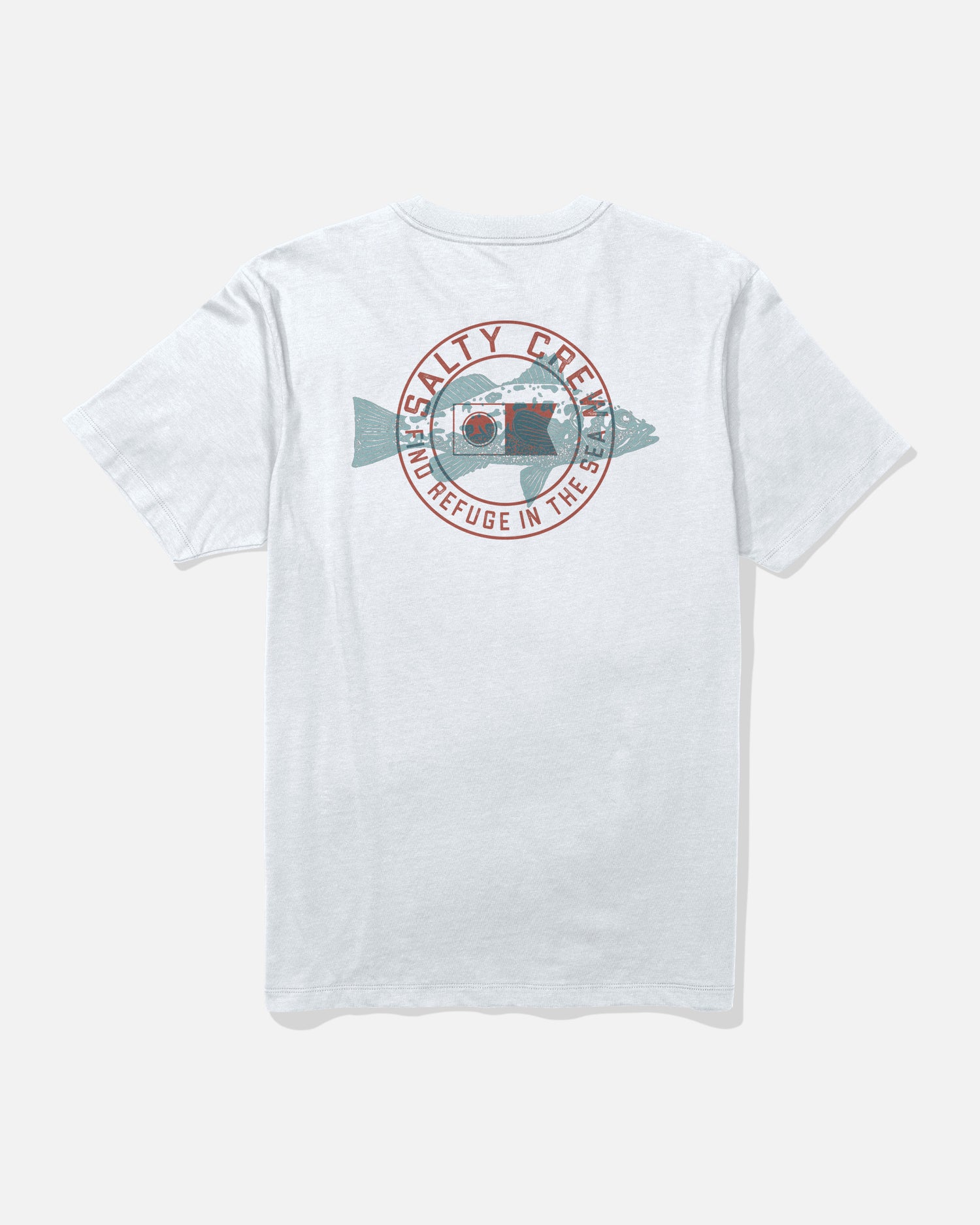 Back view of the Kritter Stamp Tee - White. 
