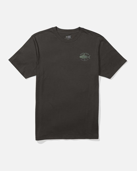 Front view of the Omakase Tee - Black. 