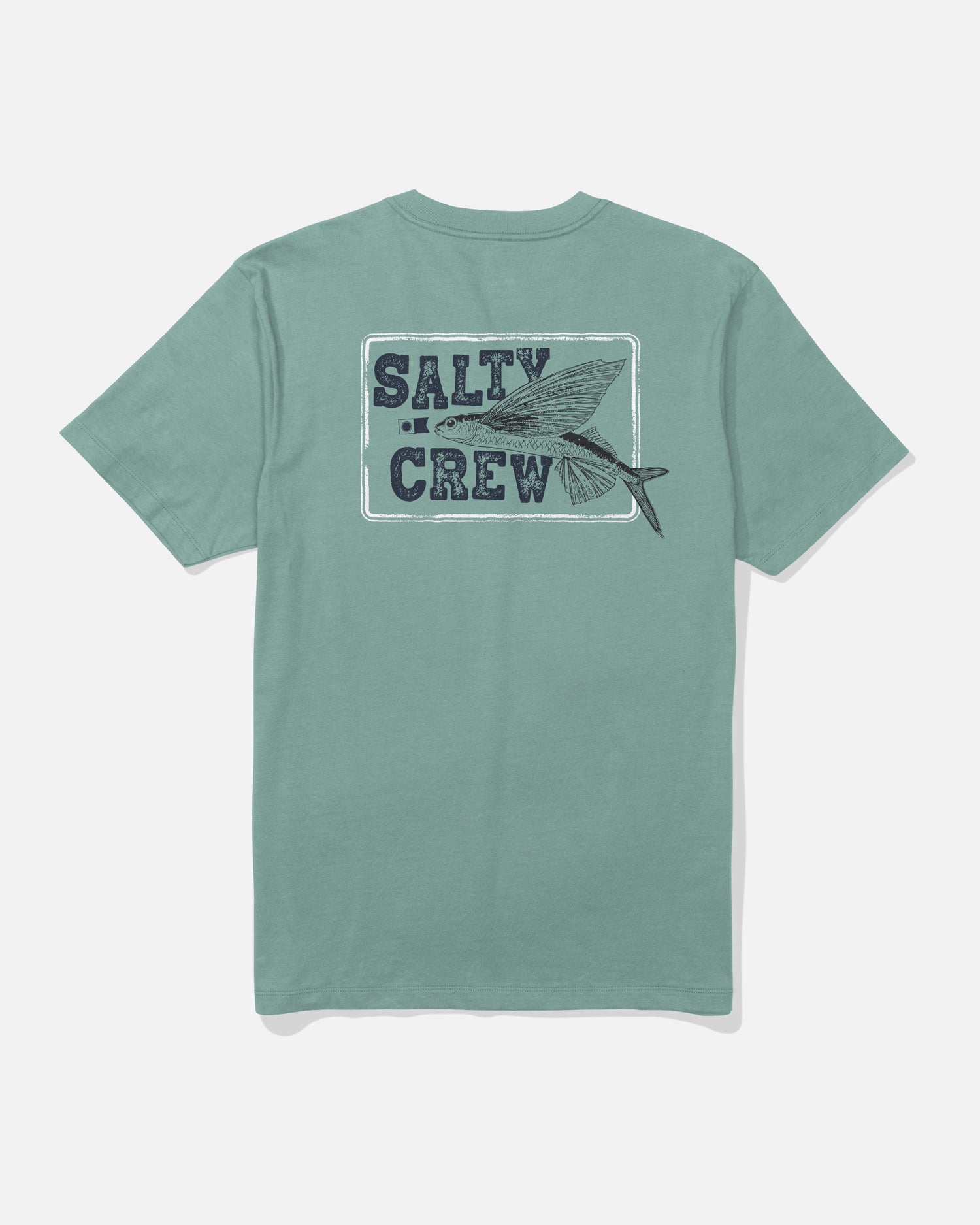 Back view of the Flyer Tee - Mackerel. 