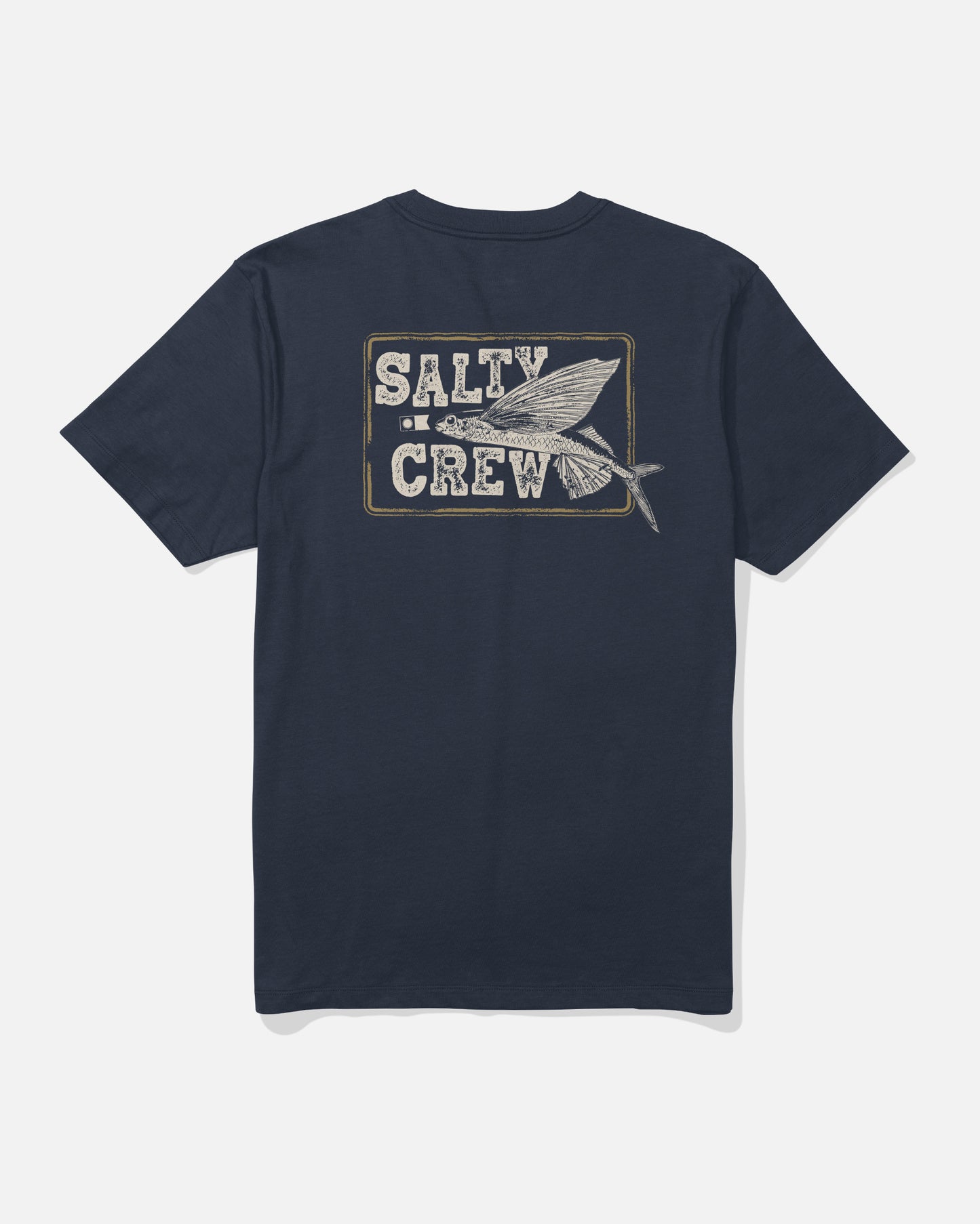 Back view of the Flyer Tee - Navy. 