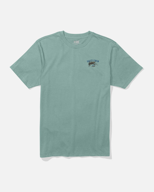Front view of the Fishing Co Tee - Mackerel. 