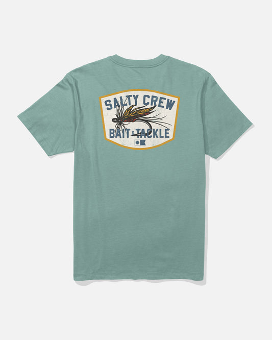 Back view of the Fishing Co Tee - Mackerel. 