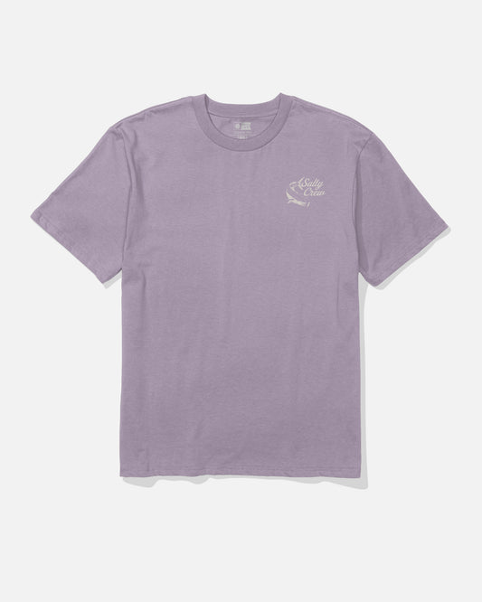 Front view of the Kelp Control Classic Tee - Berry. 