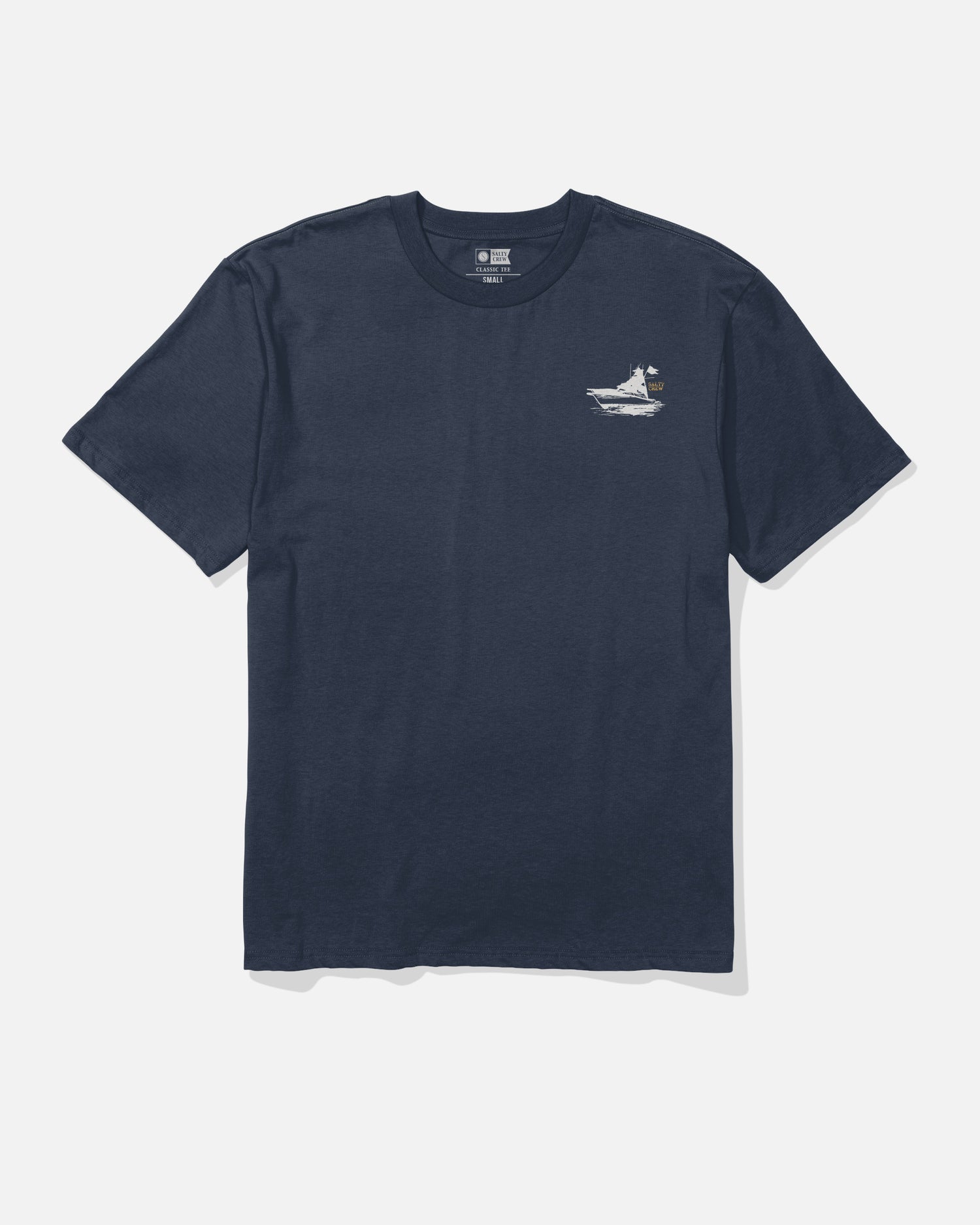 Front view of the On Board Classic Tee - Navy.