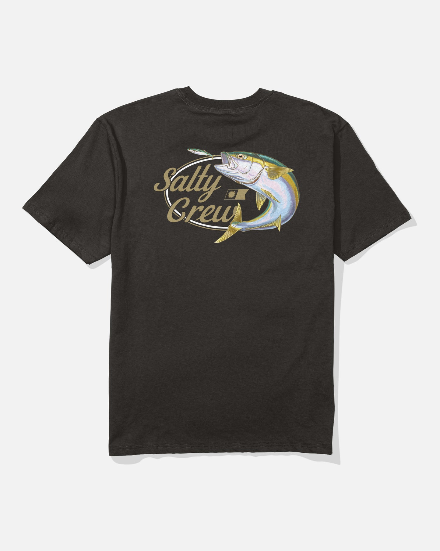 Back view of the Yellowtail Classic Tee - Black.