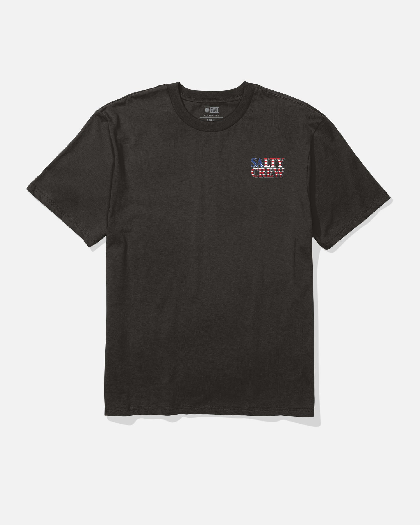 Front view of the America Optic Tee - Black. 