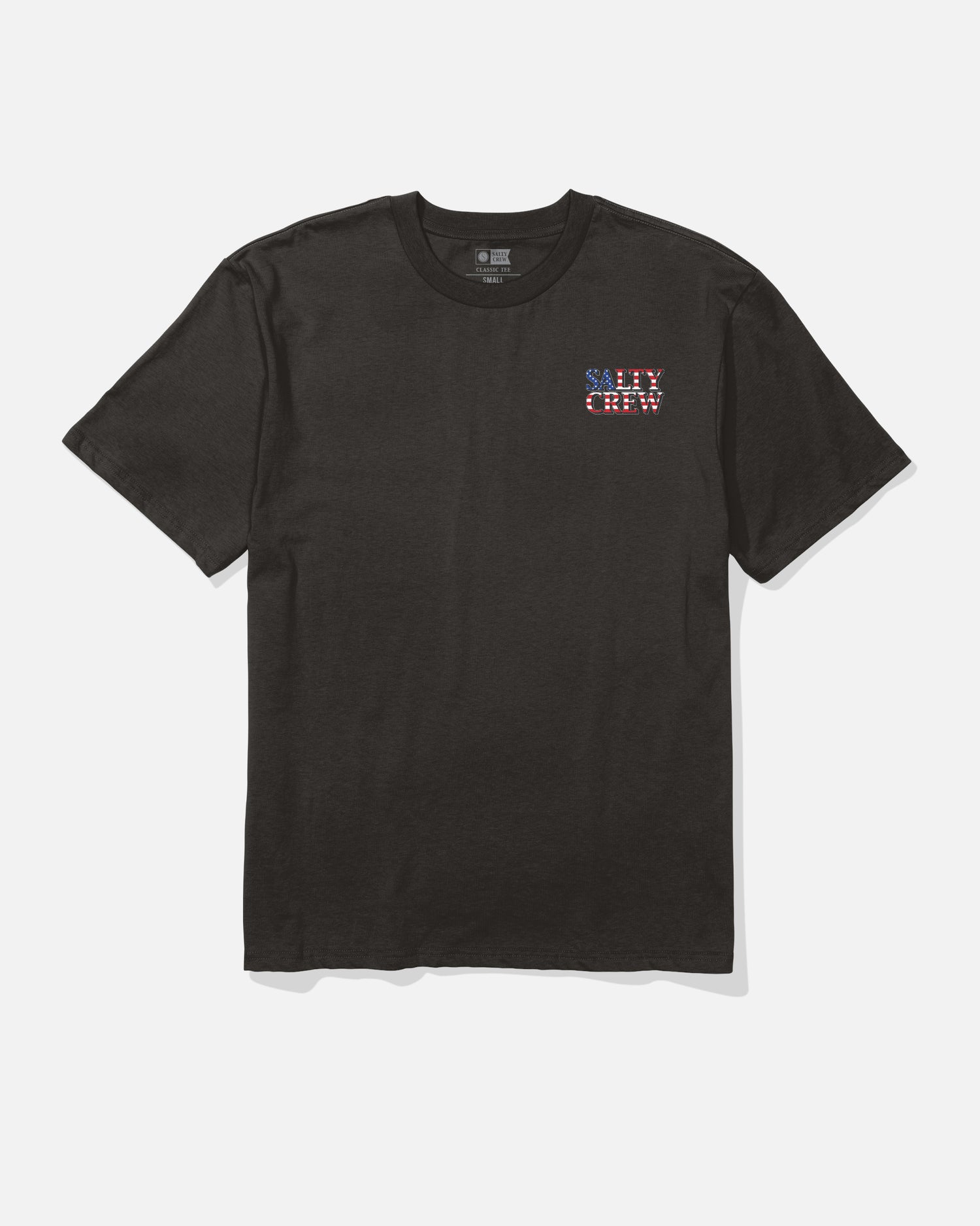 Front view of the America Optic Tee - Black. 