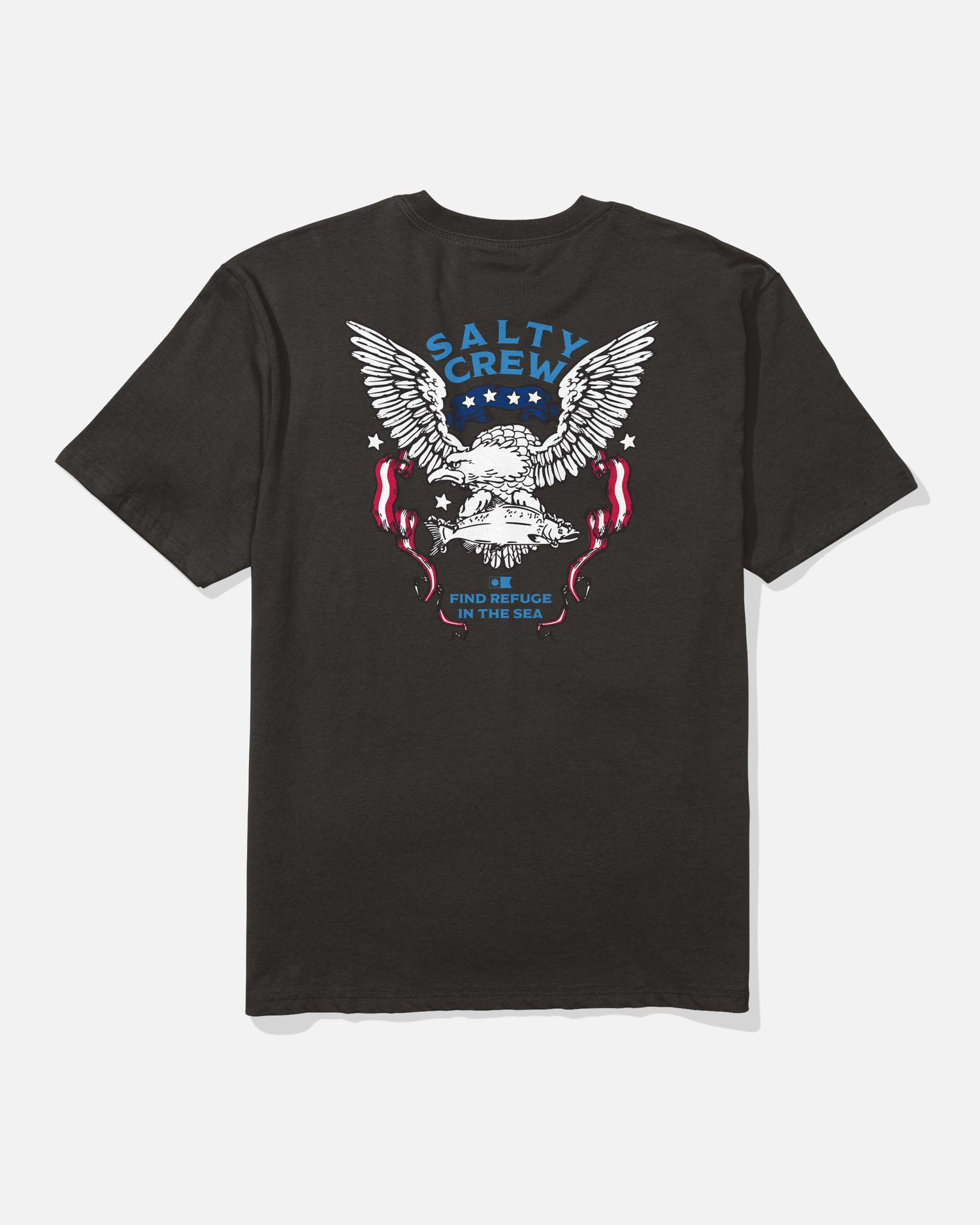 Back view of the America Talon Tee - Black. 