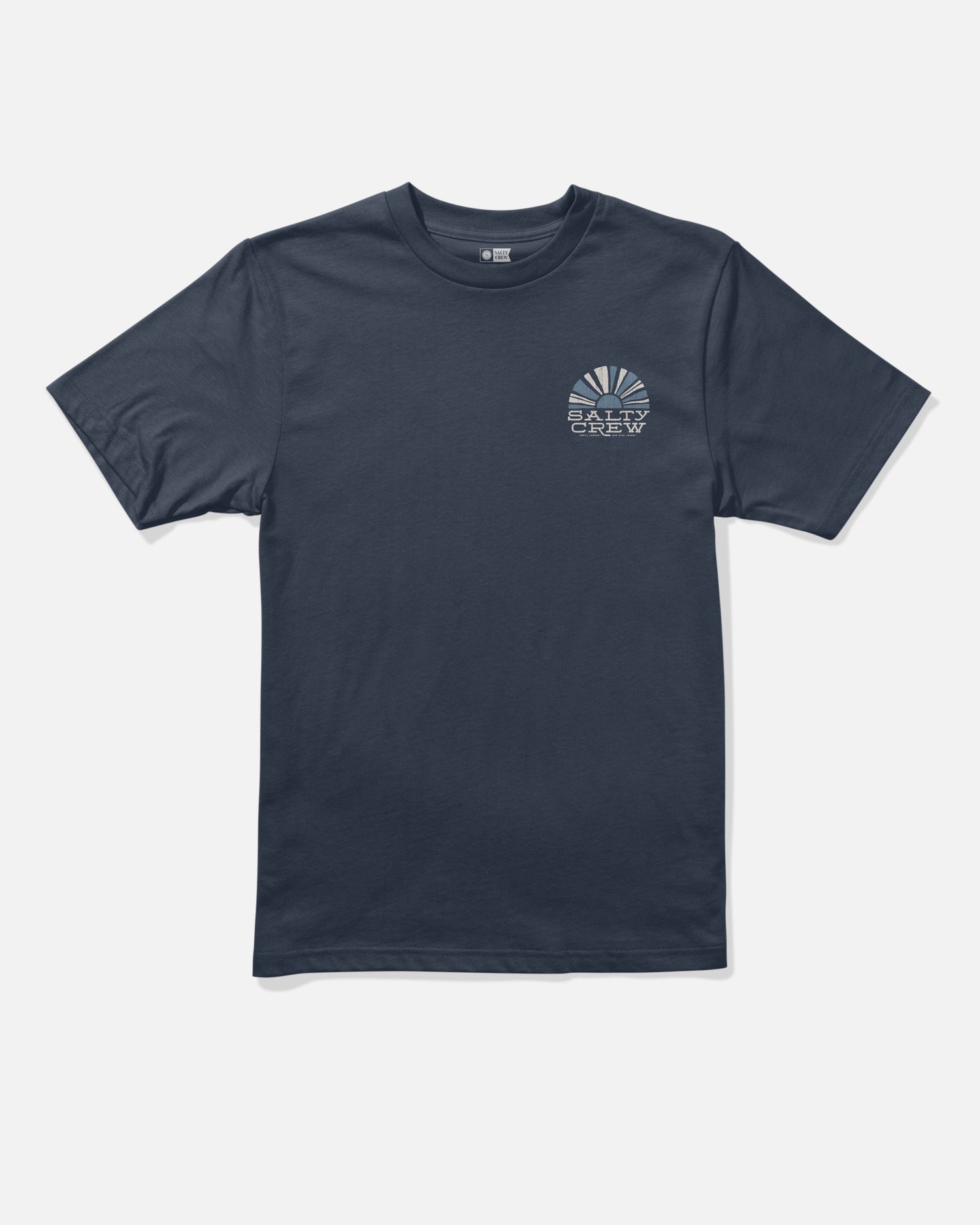 Front view of the Sunshine Boys Tee - Navy. 