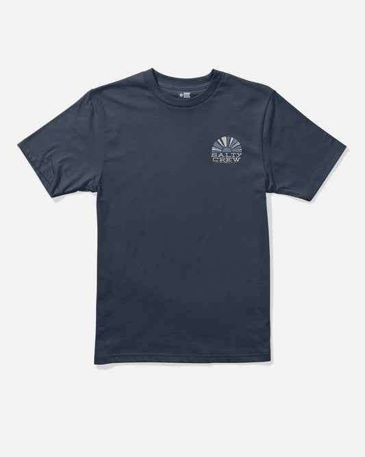 Front view of the Sunshine Boys Tee - Navy. 