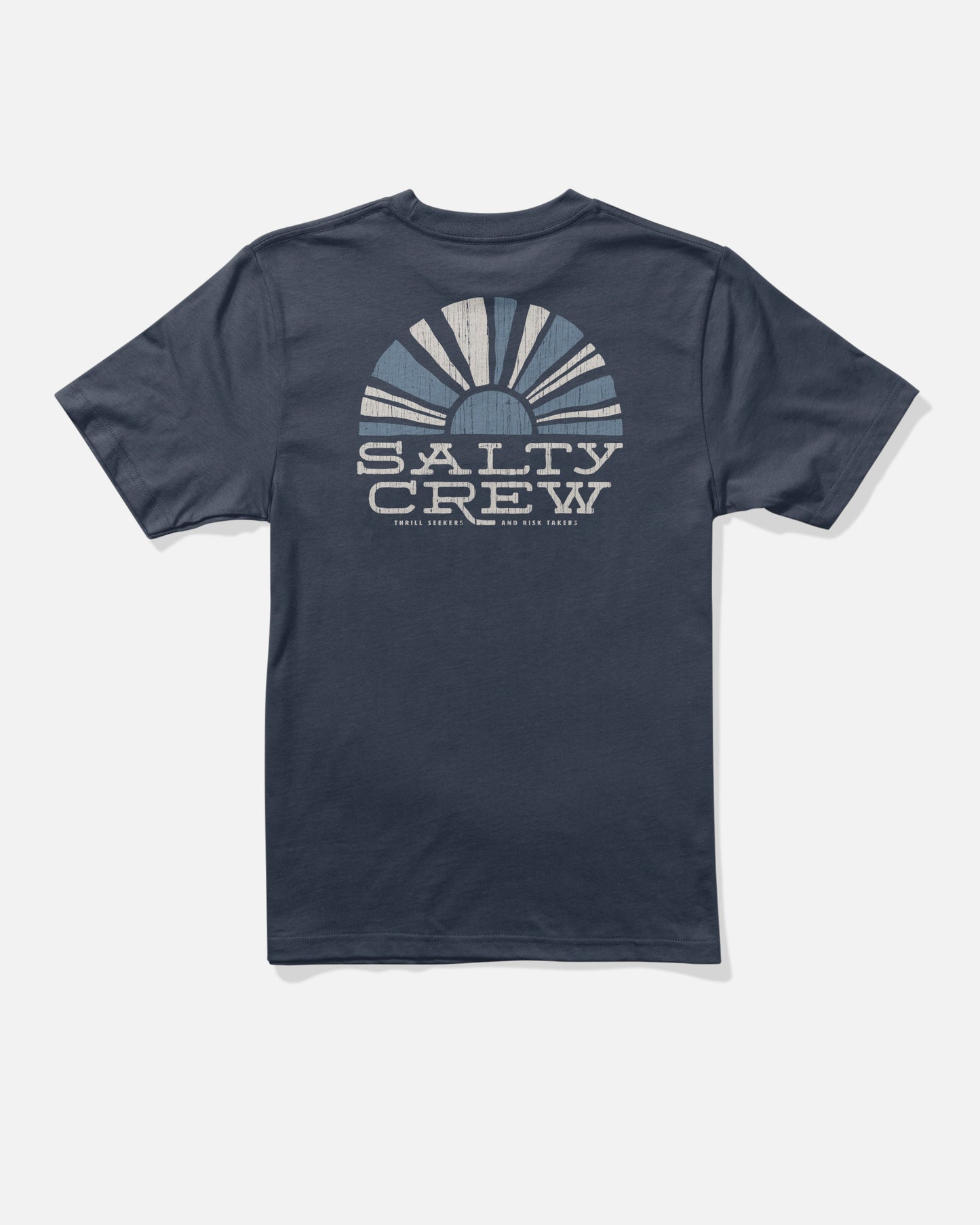 Back view of the Sunshine Boys Tee - Navy. 