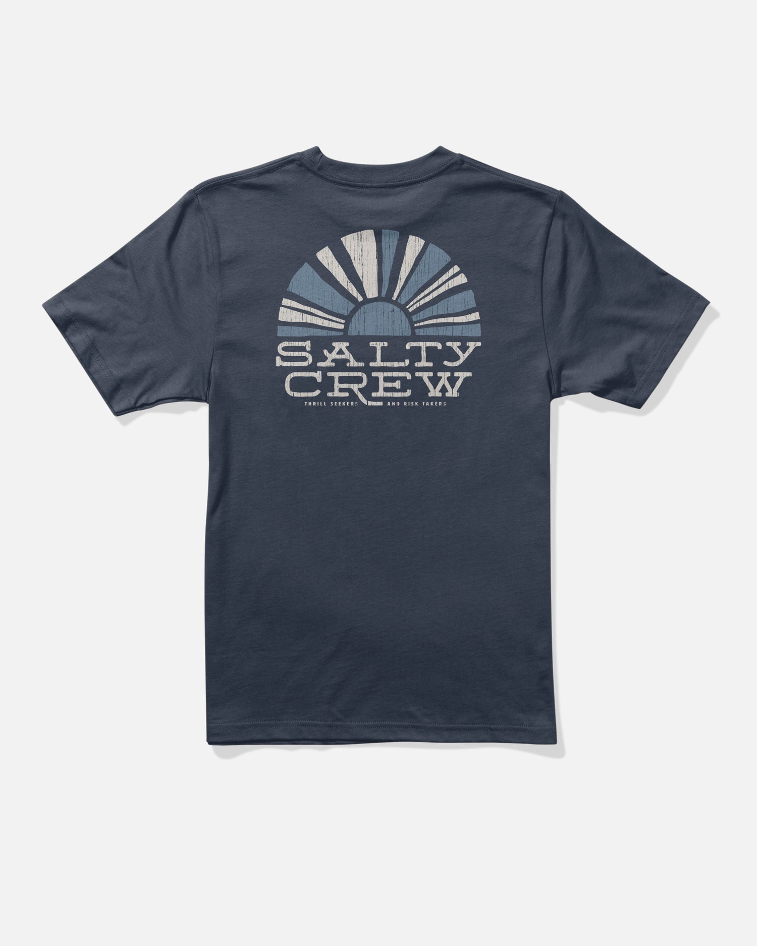 Back view of the Sunshine Boys Tee - Navy. 