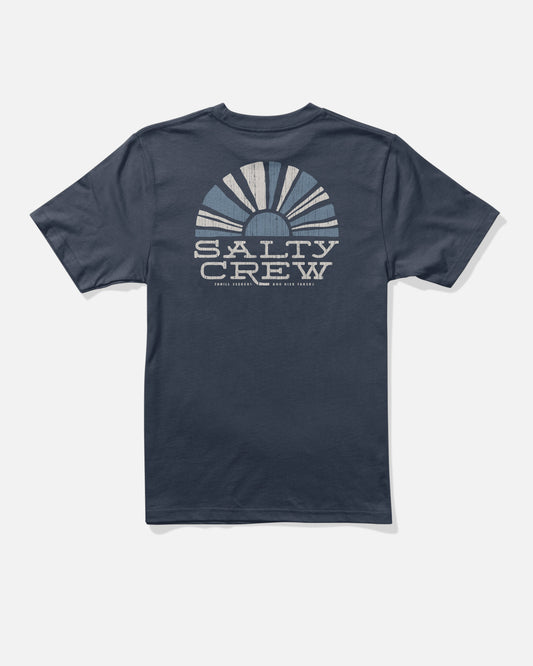 Back view of the Sunshine Boys Tee - Navy. 