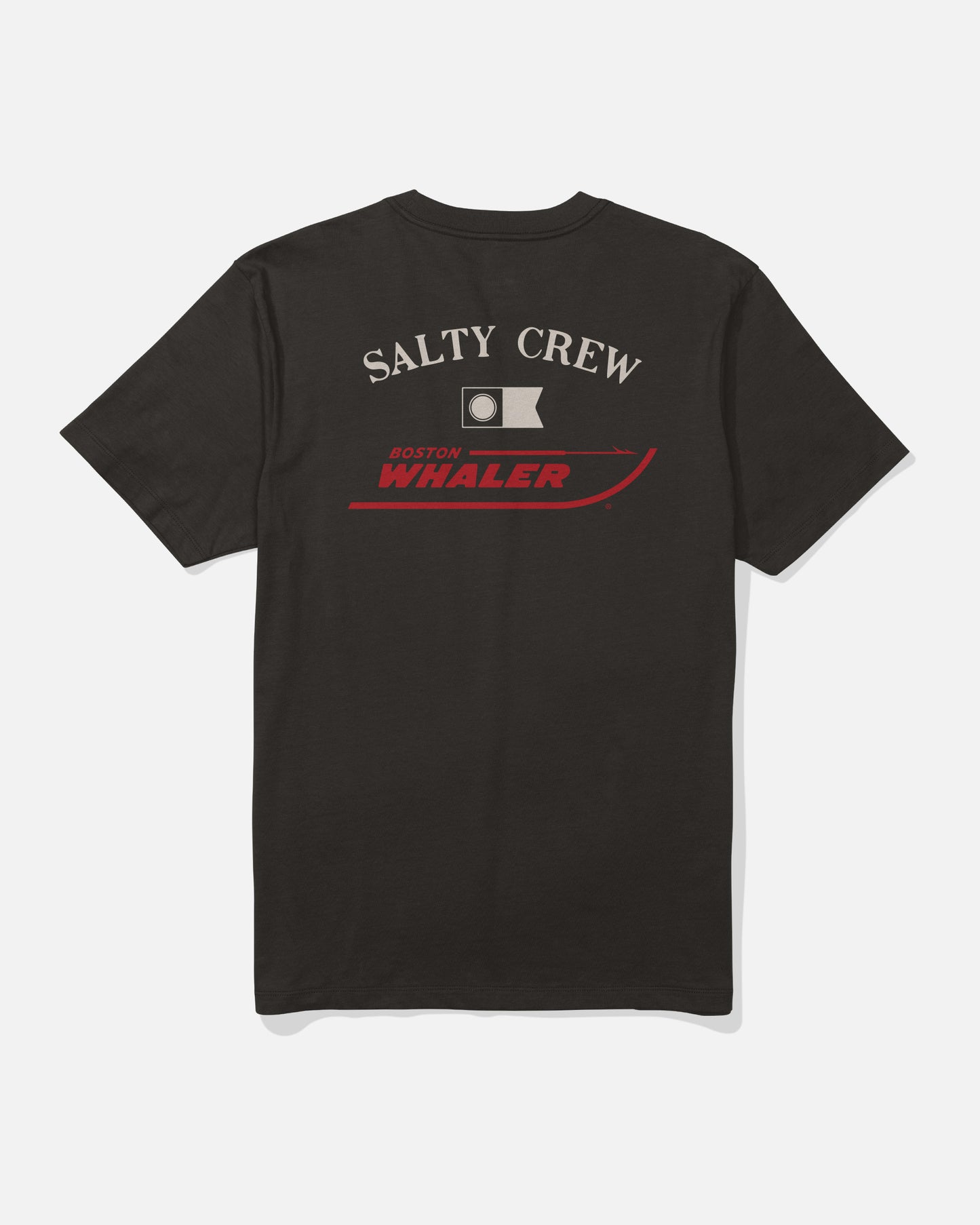 Back view of the Whaler Icon Tee - Black. 