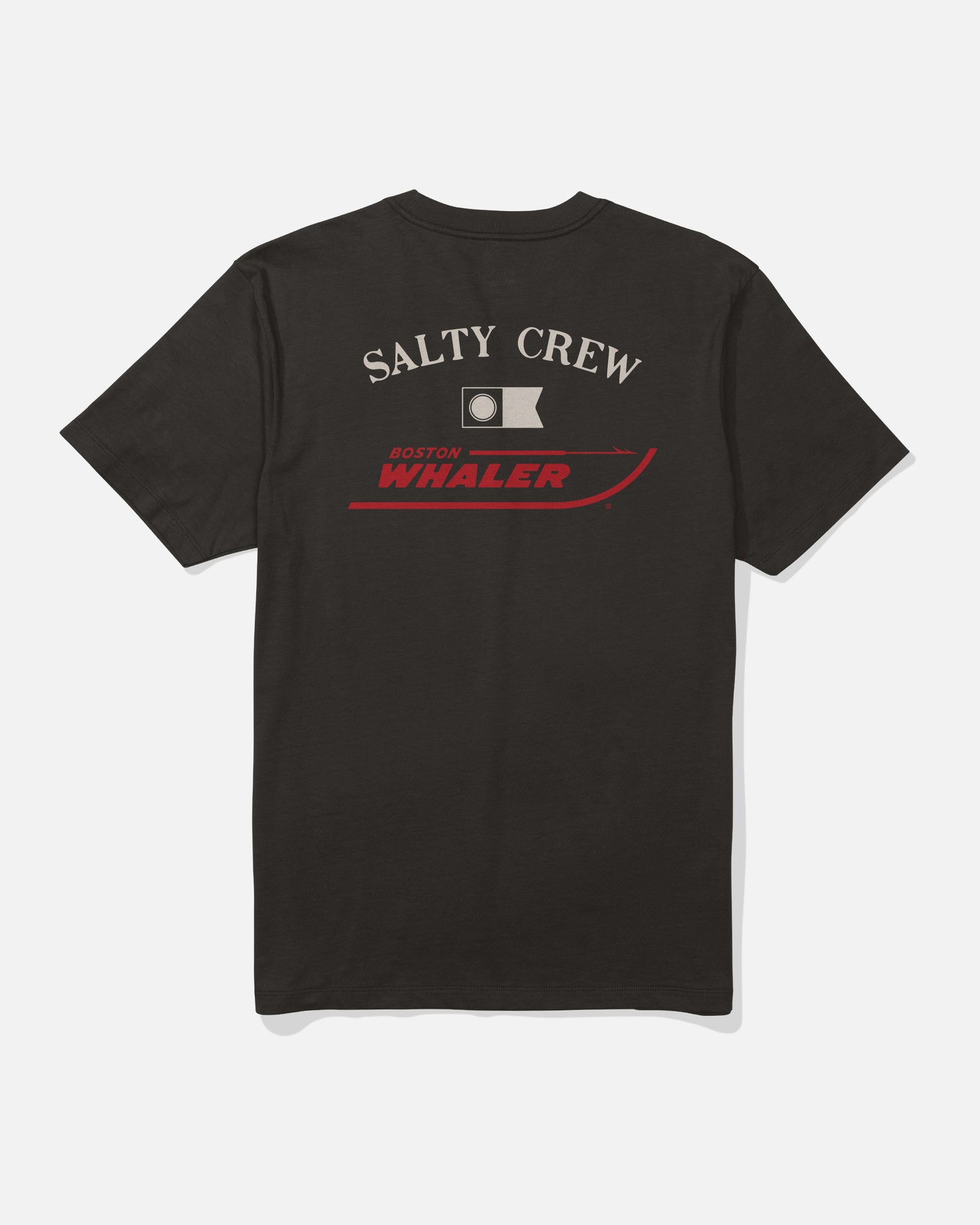 Back view of the Whaler Icon Tee - Black. 