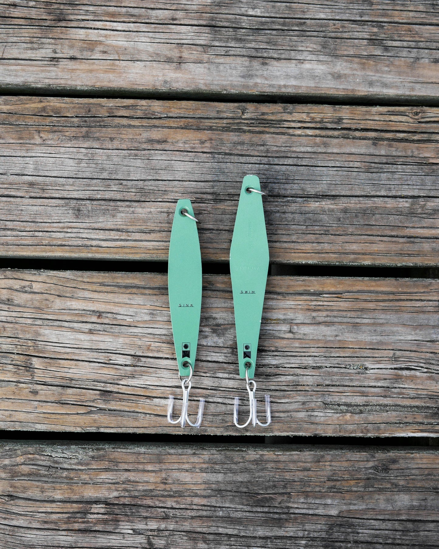 Detail photo of the SC X Tady Lure Jig Set - Detroit Diesel Green. 