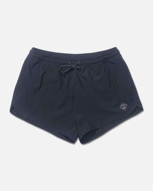 Studio image of the Beacons Short - Black. 