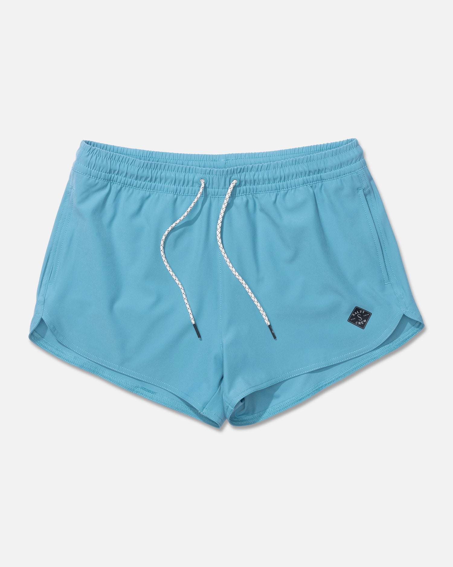 Studio image of the Beacons Short - Lagoon Blue. 