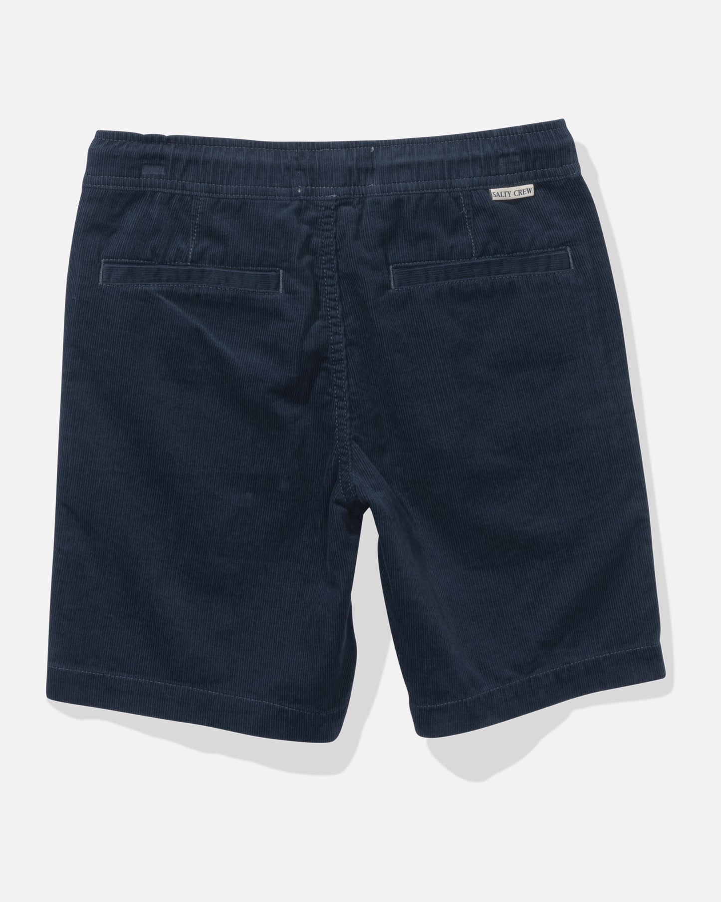 Back view of the Kahuna Cord Boys Short - Bluefin. 