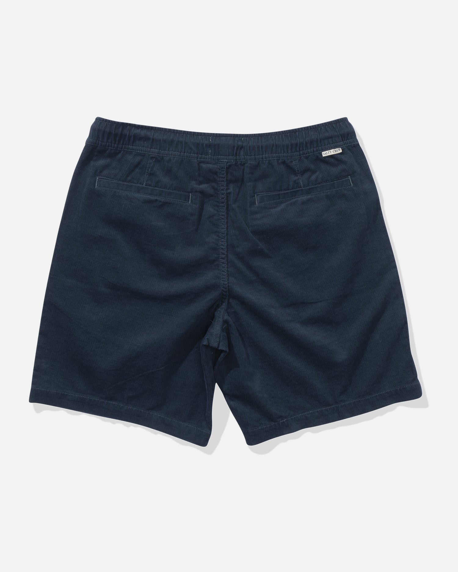 Back view of the Kahuna Cord 19" Walkshort - Bluefin. 