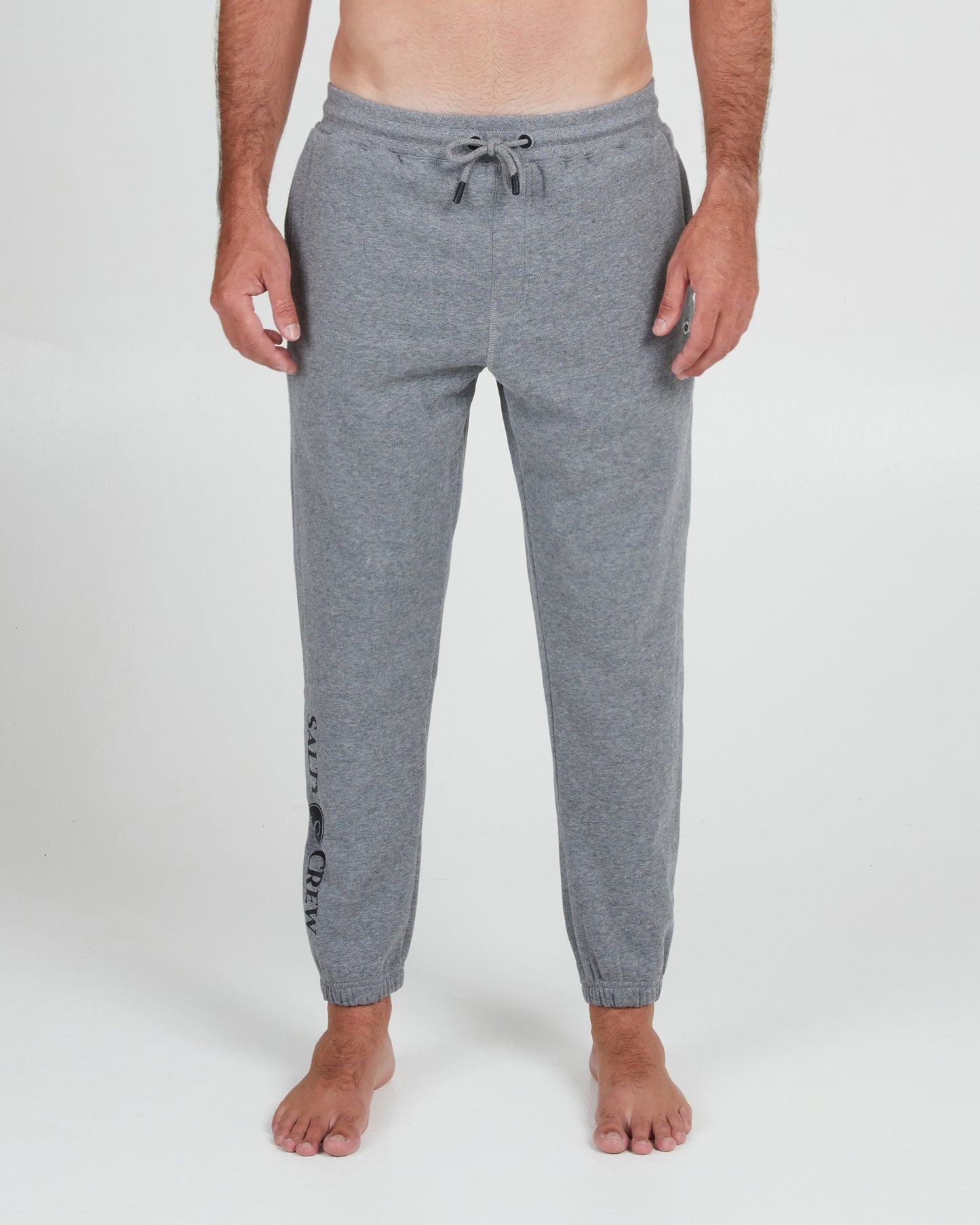 On body front of the Dockside Grey/Heather Sweatpant
