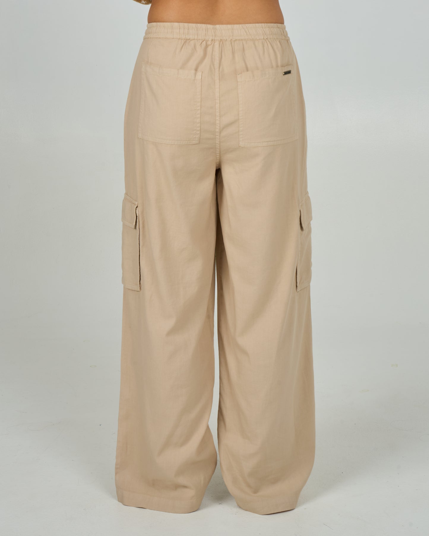 Back view of the Driftwood Pant - Sand Dune. 