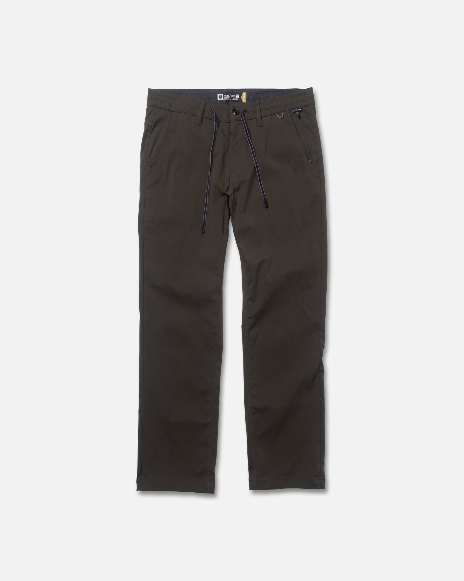 Front view of the Transom Tech Pants - Deep Forest. 