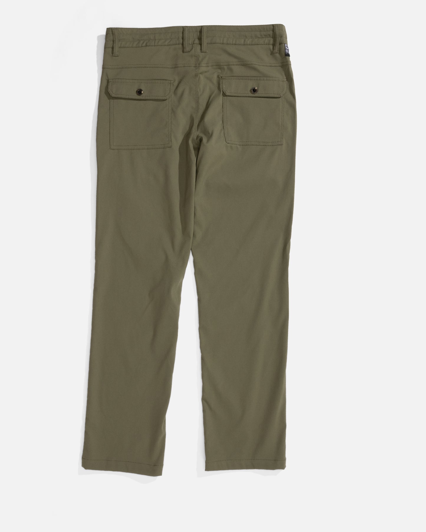Back view of the Transom Tech Pants - Dusty Olive. 