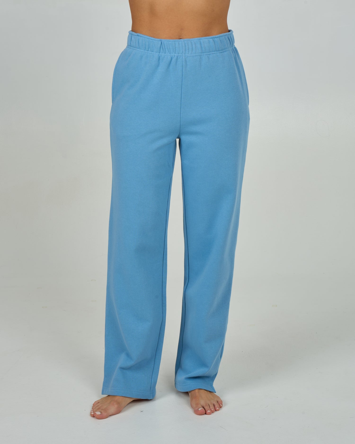 Front view of the Flagship Pant - Marine Blue. 