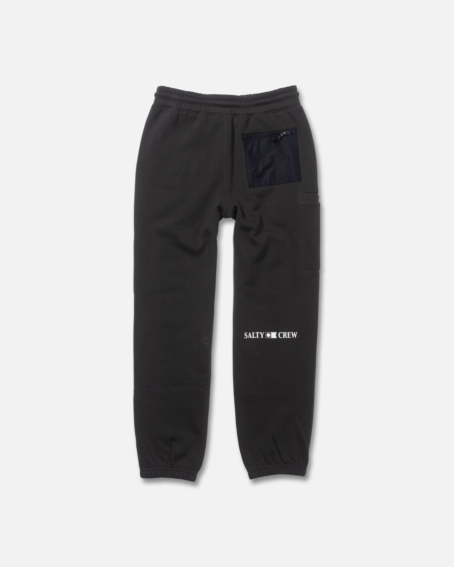 Back view of the Crewser Boys Pant - Pirate Black. 