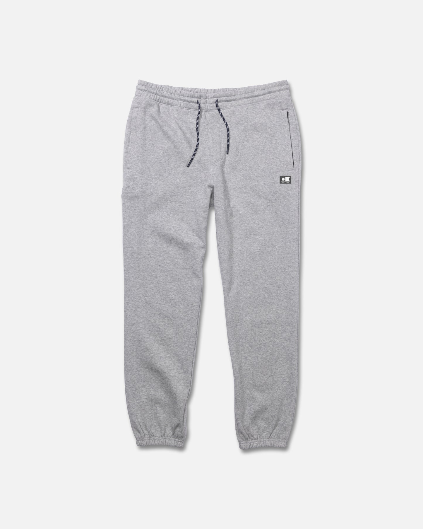 Front view of the Crewser Fleece Pant - Athletic Heather. 