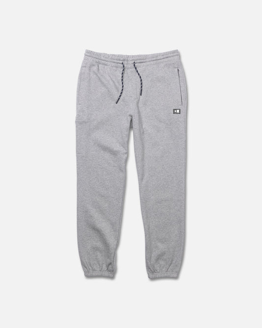 Front view of the Crewser Fleece Pant - Athletic Heather. 