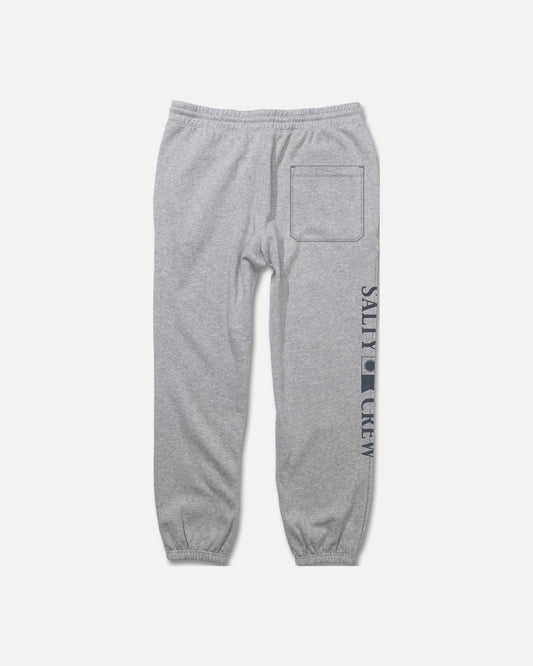 Back view of the Crewser Fleece Pant - Athletic Heather. 