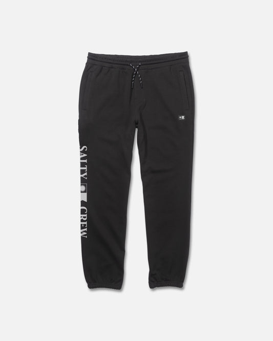 Front view of the Crewser Fleece Pant - Pirate Black. 