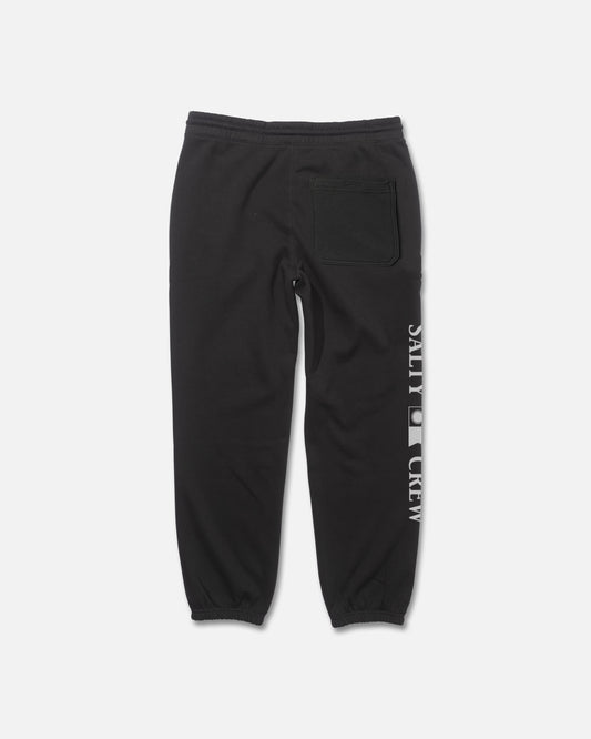 Back view of the Crewser Fleece Pant - Pirate Black. 