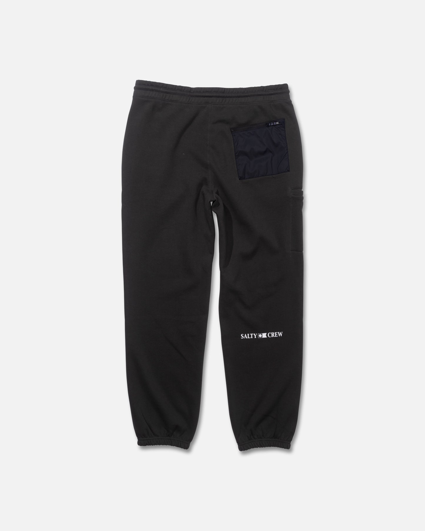 Back view of the Crewser Fleece Pant - Pirate Black. 