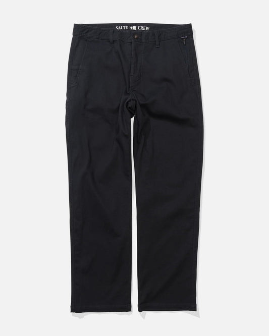 Front view of the Portway Pant - Pirate Black. 