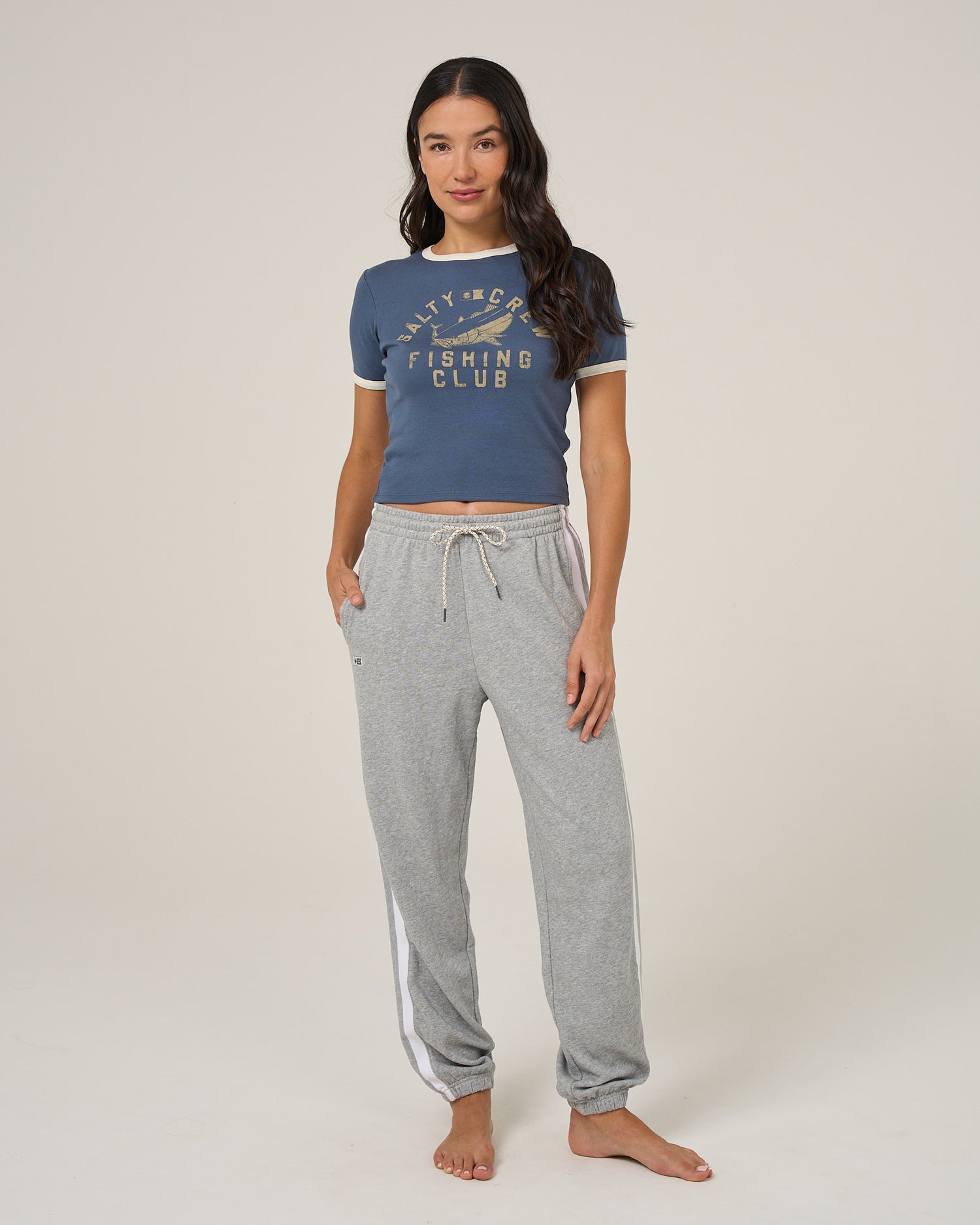 Front view of the Maritime Sweatpant - Athletic Heather. 