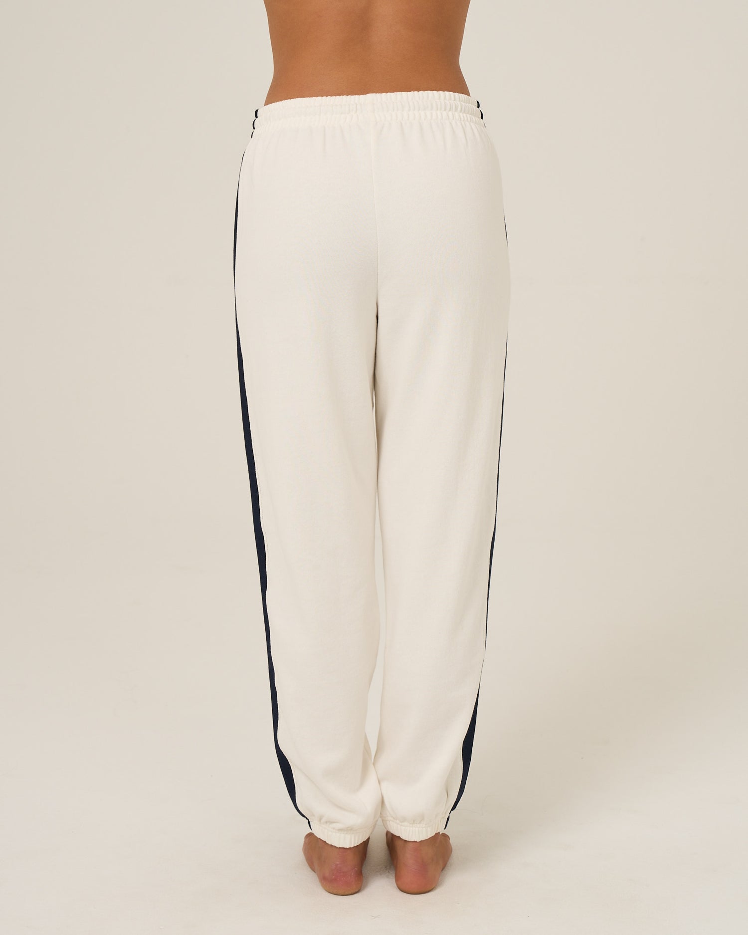 Back view of the Maritime Sweatpant - Off White. 