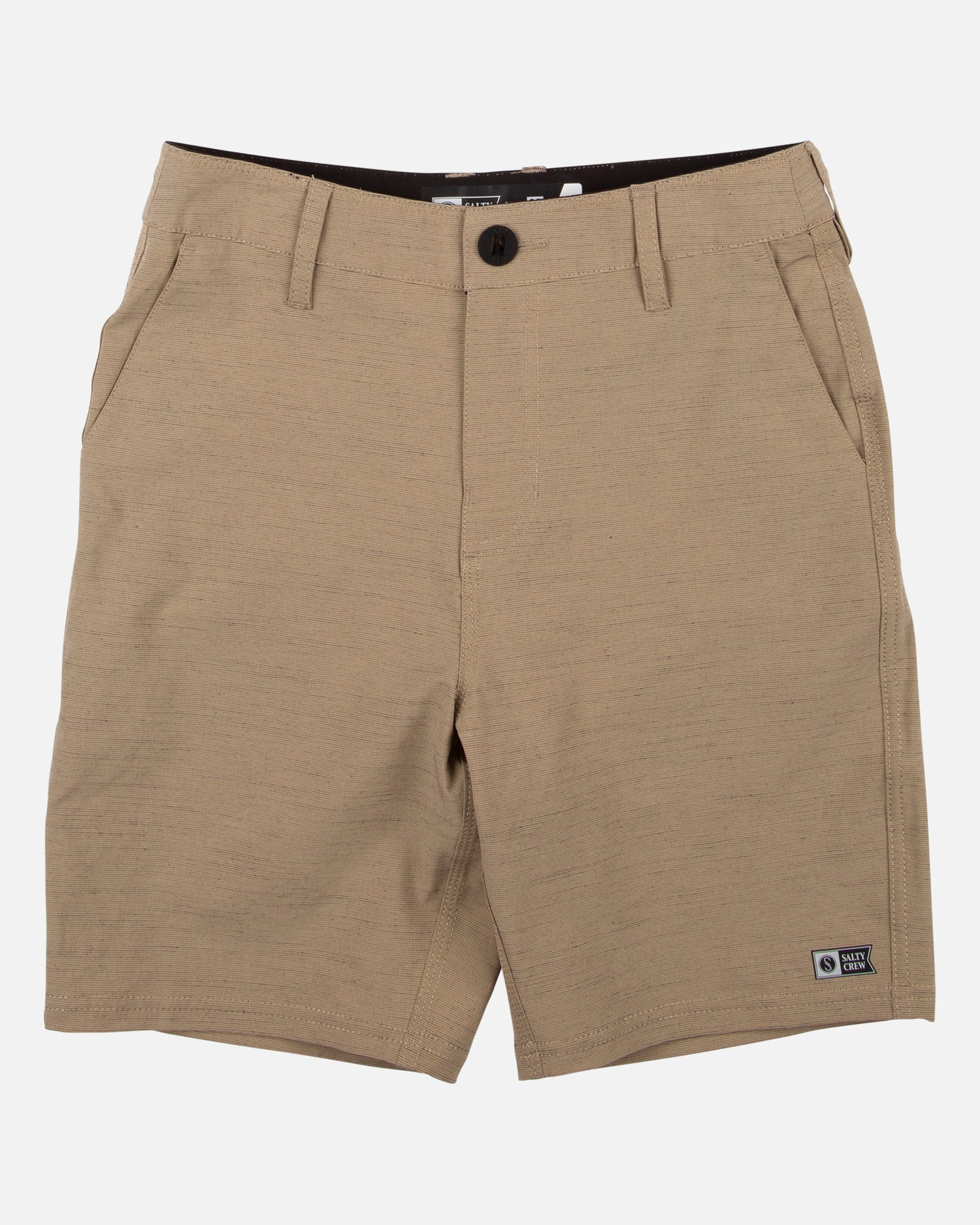 Salty Crew Drifter 2 Khaki Boys Hybrid Walkshorts
