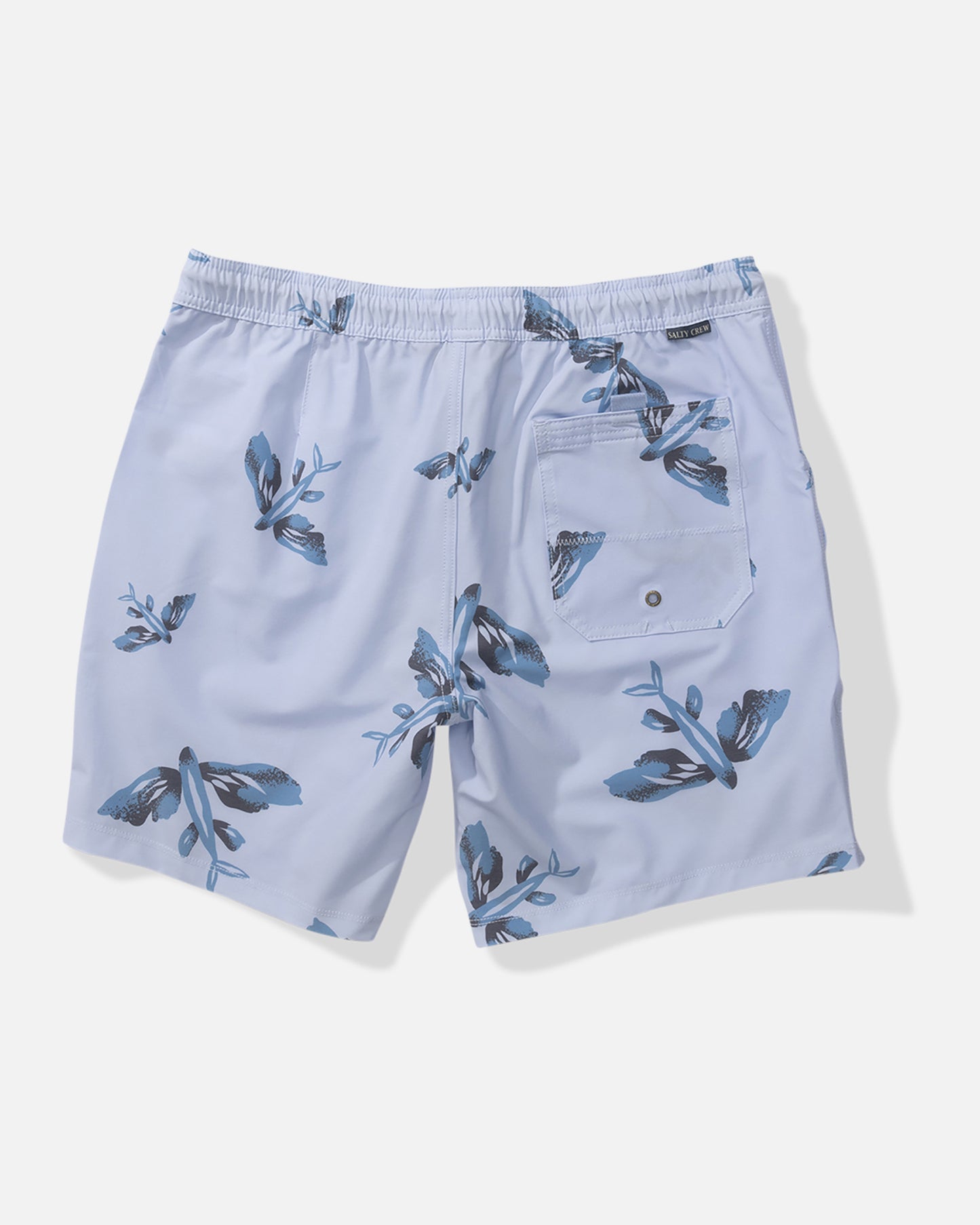 back view of Flyer Volley Short - Light Blue