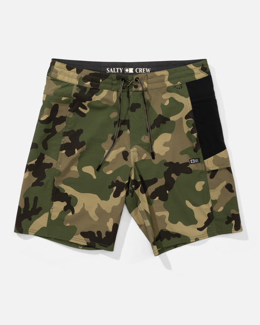 front view Flagship Boatshort - Camo