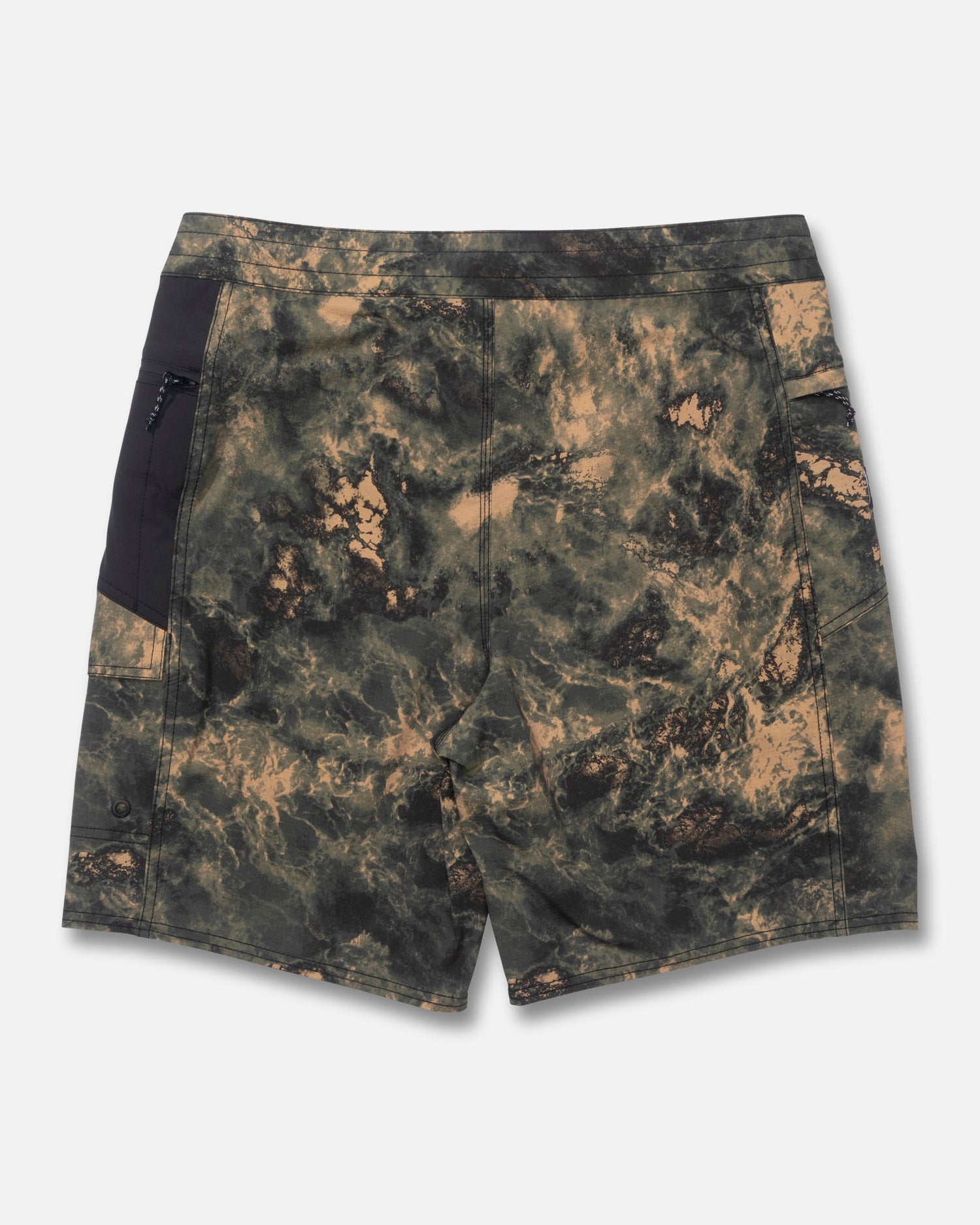 Back view of the Flagship Boatshort - Deep Forest. 