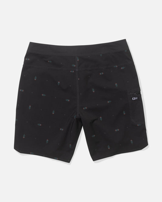 Back view of the Session Boardshort - Phantom. 