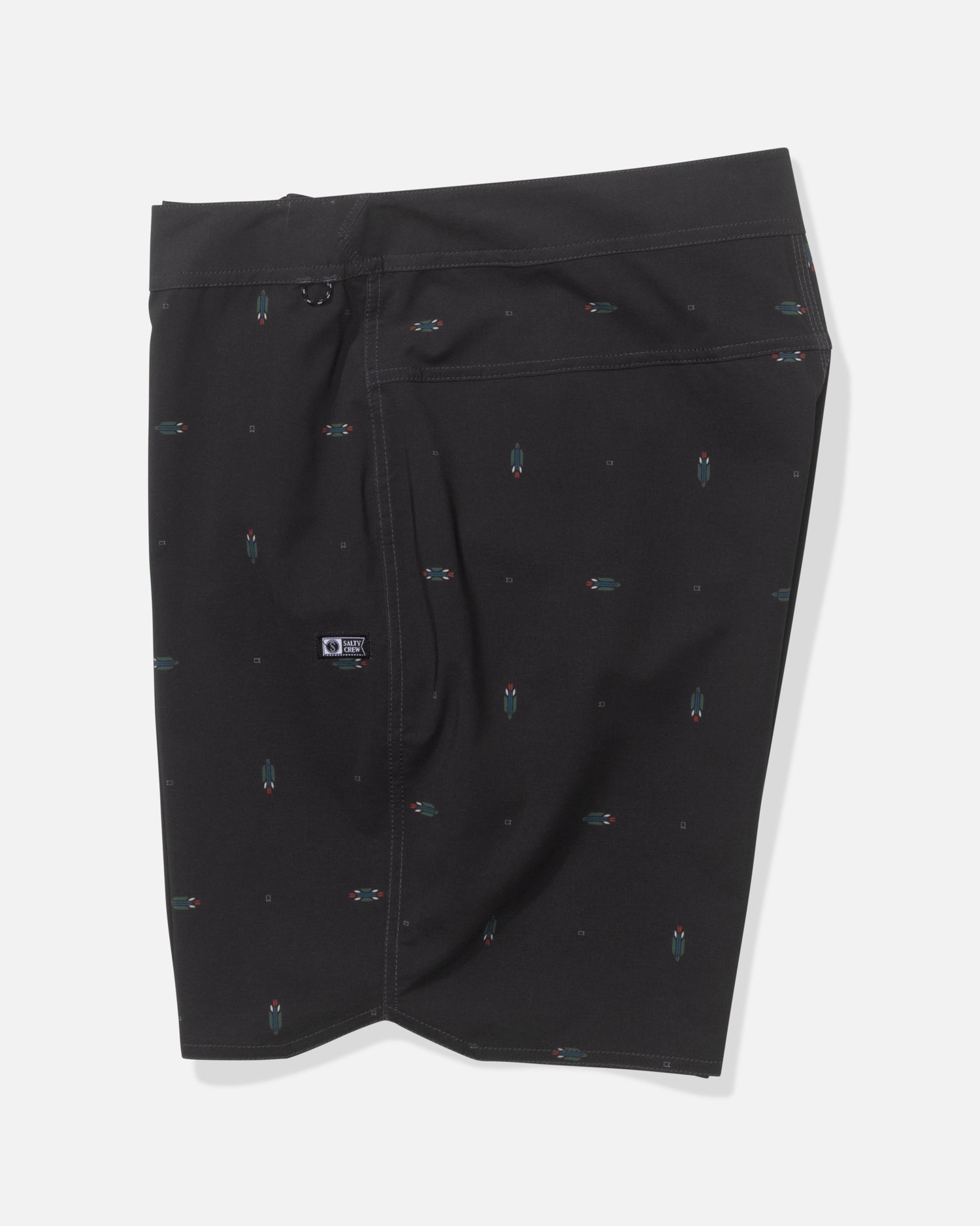 Profile view of the Session Boardshort - Phantom. 