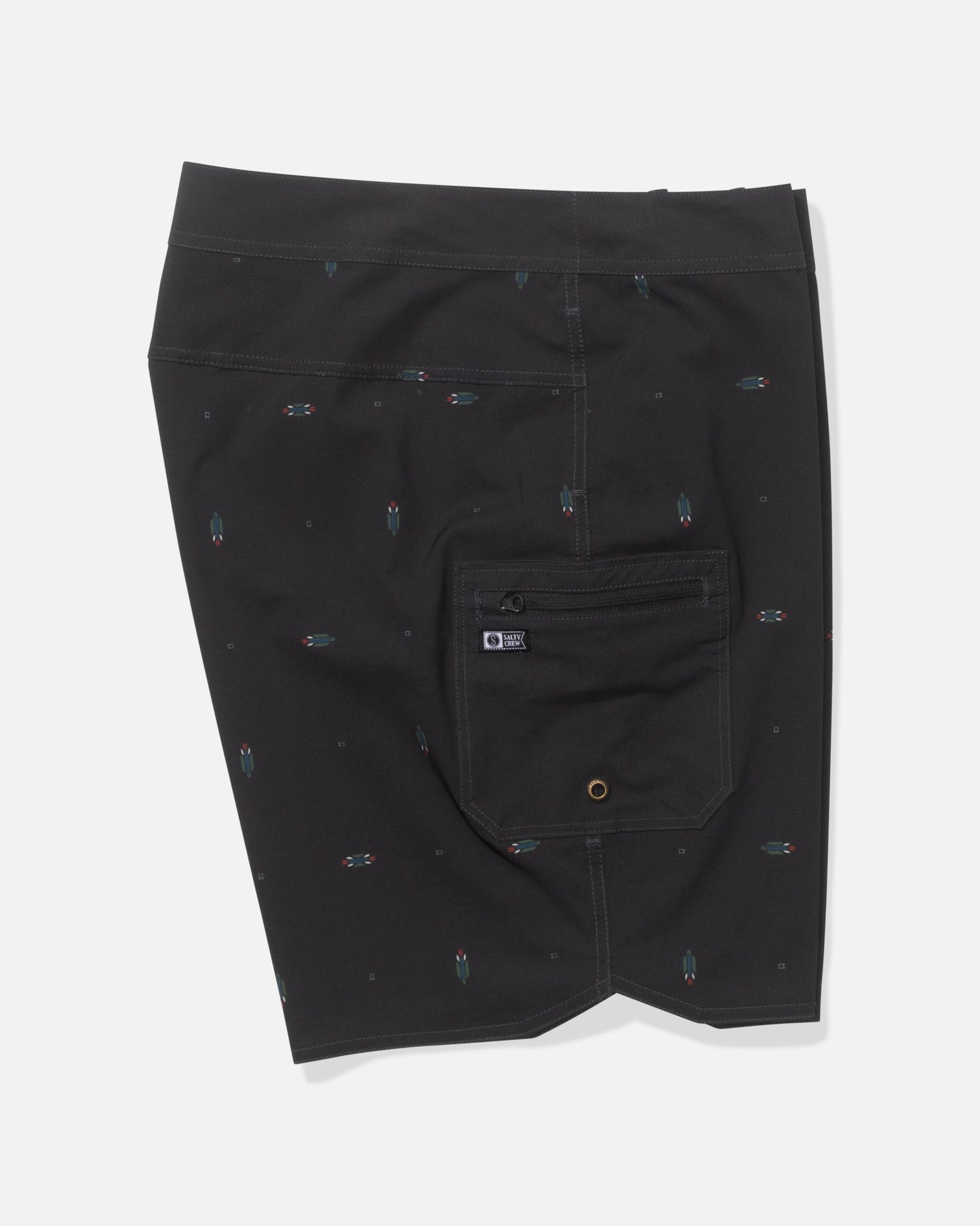 Alternate profile view of the Session Boardshort - Phantom. 